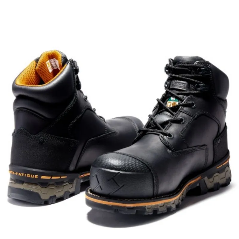 Timberland PRO Boondock Men's 6" Waterproof Composite Toe Safety Boot  A11UT- black