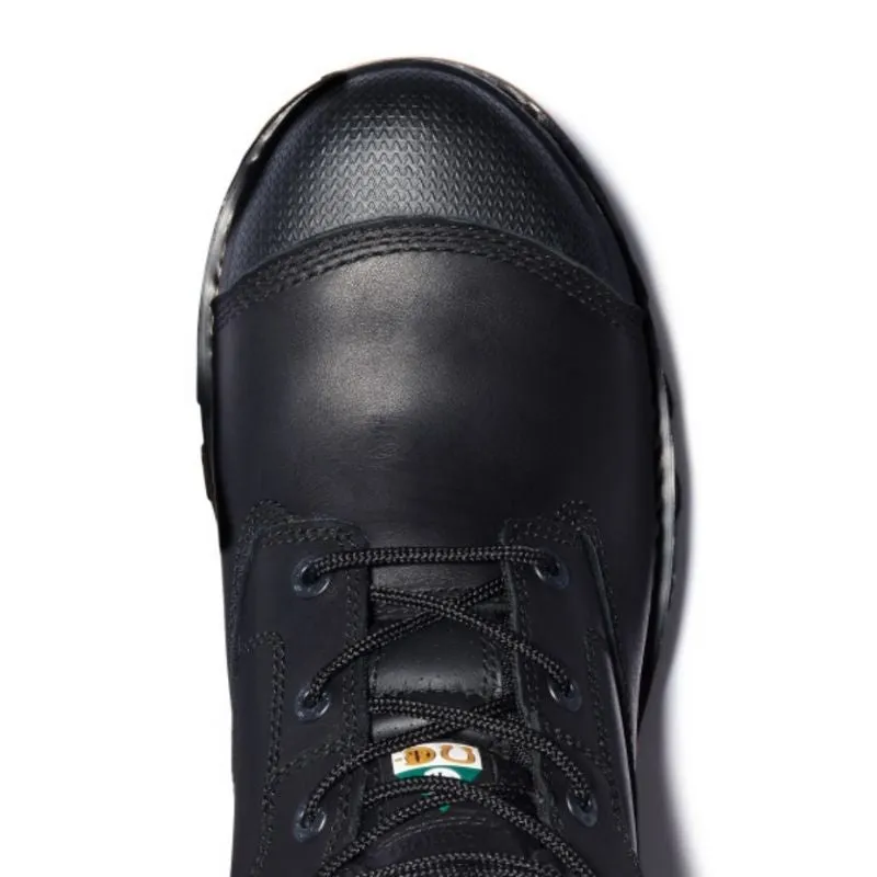 Timberland PRO Boondock Men's 6" Waterproof Composite Toe Safety Boot  A11UT- black