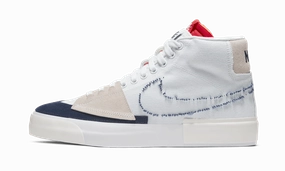 No Hassle Nike Blazer SB Mid Edge Hack Pack White