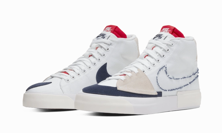 Upgraded flexibility Nike Blazer SB Mid Edge Hack Pack White