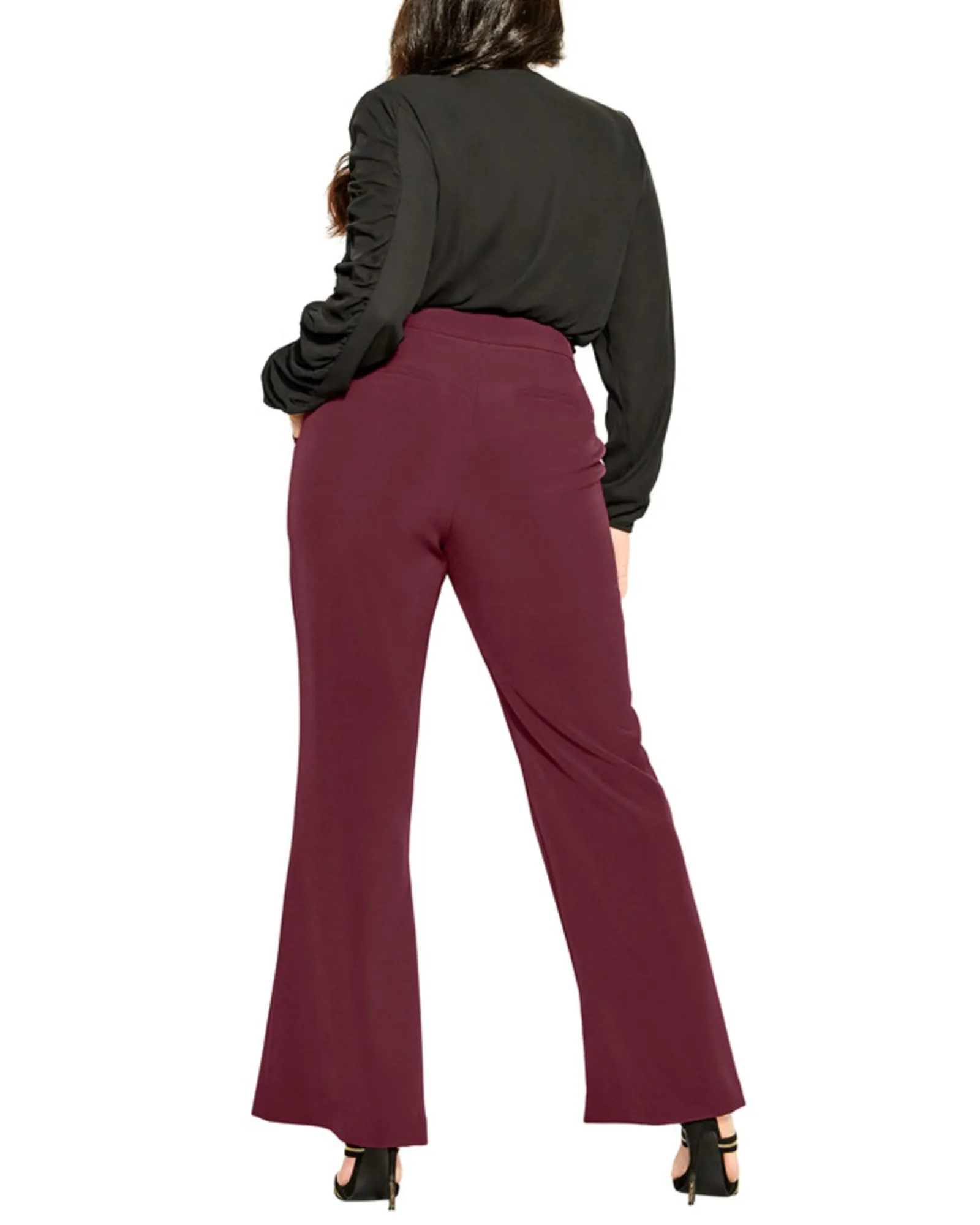 Tina Luxe Pant | Claret