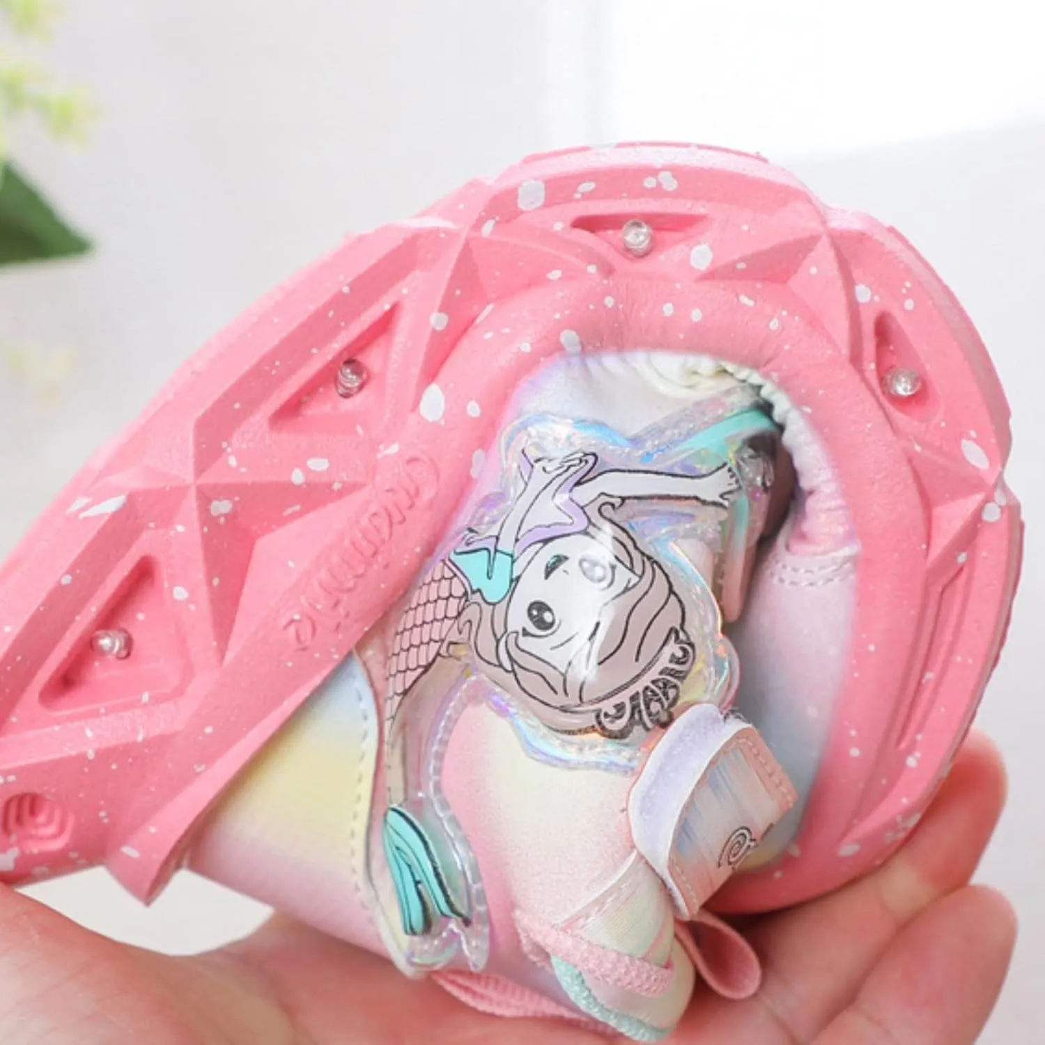 Toddler Sports Shoes Girls Princess LED Breathable Lightweight Kids Shoes