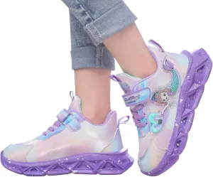 Toddler Sports Shoes Girls Princess LED Breathable Lightweight Kids Shoes
