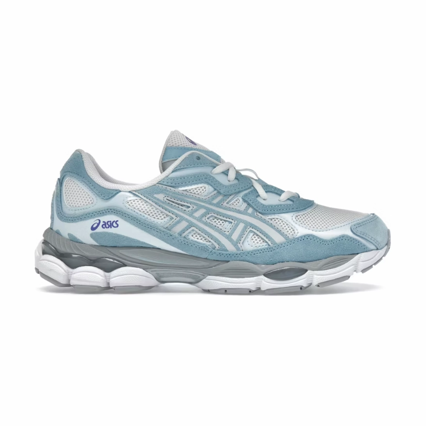 post - race running ASICS Gel-NYC Cream Arctic Sky