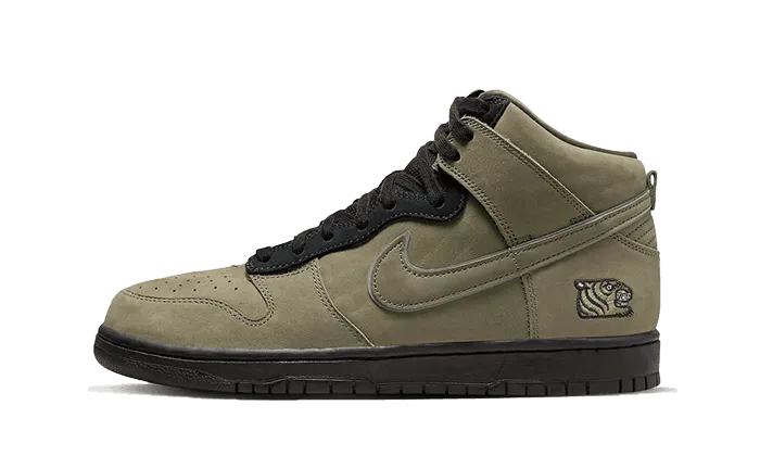 Dunk High Soulgoods Military Green track running footwear