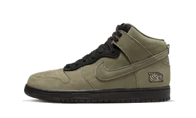Dunk High Soulgoods Military Green monochromatic running shoes