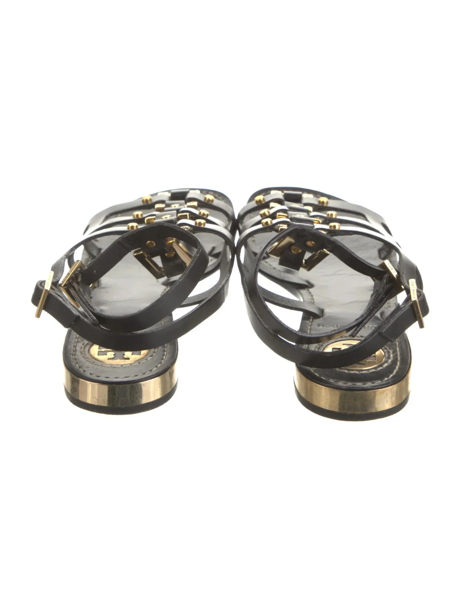 TORY BURCH LEATHER GLADIATOR SANDALS