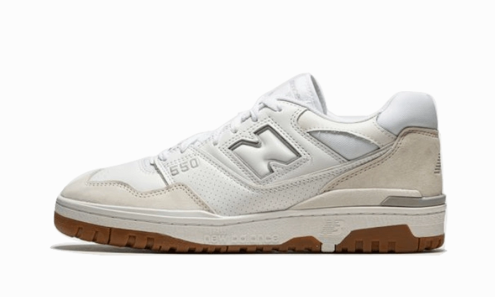 Modern Form hook and loop closure New Balance 550 White Gum