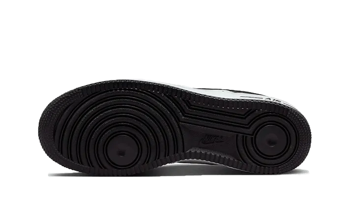 easy - to - clean insole shoes velcro - closure shoe form Air Force 1 Low QS Terror Squad Black White