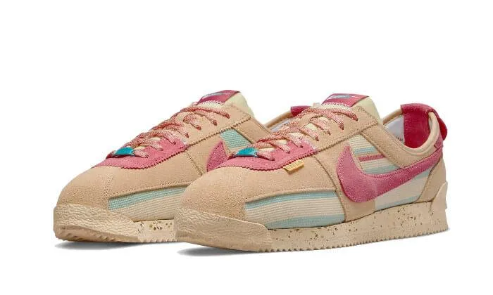 Female - runner Heel - striker Cortez Union Sesame