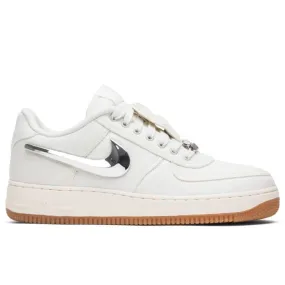 Nike Air Force 1 Low Travis Scott Sail Springy running for leisure shoes