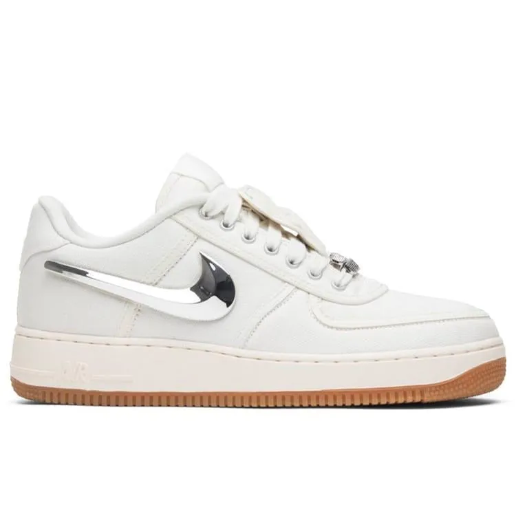 Nike Air Force 1 Low Travis Scott Sail Springy running for leisure shoes