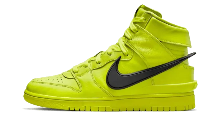 light - use shoes Dunk High Ambush Flash Lime
