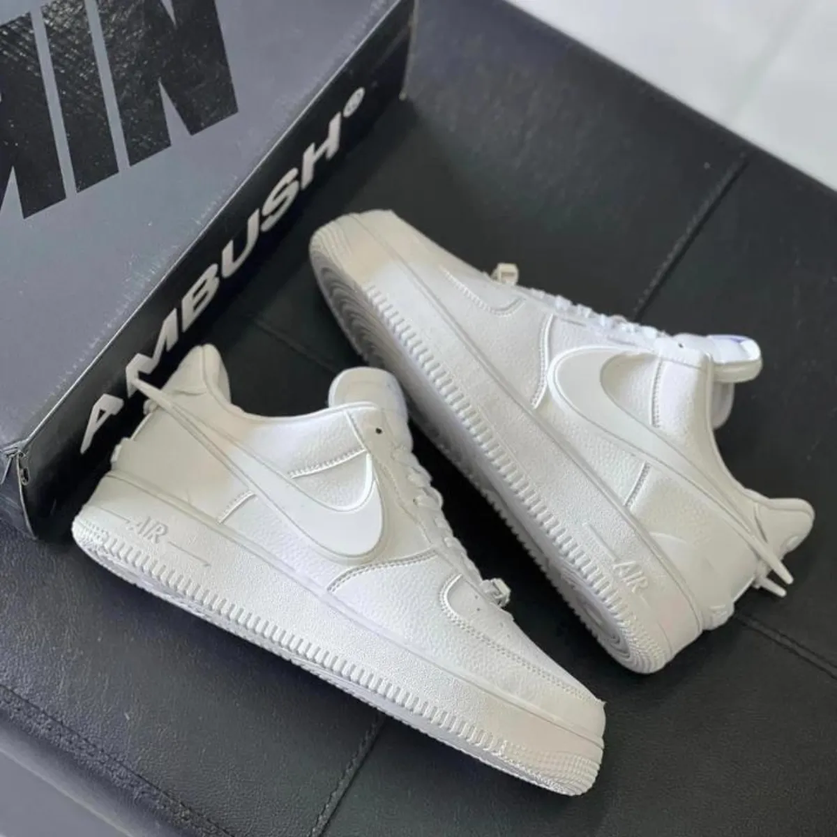 Anti   Blister Nike Air Force 1 Low Ambush "TRIPLE WHITE"