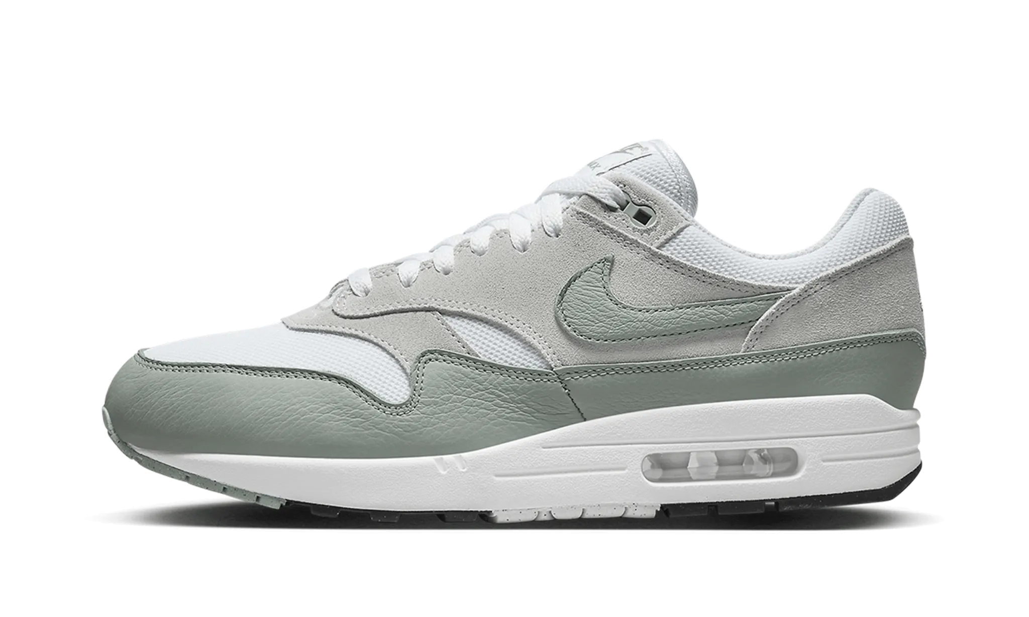 Stretch fit waterproof Nike Air Max 1 White Mica Green