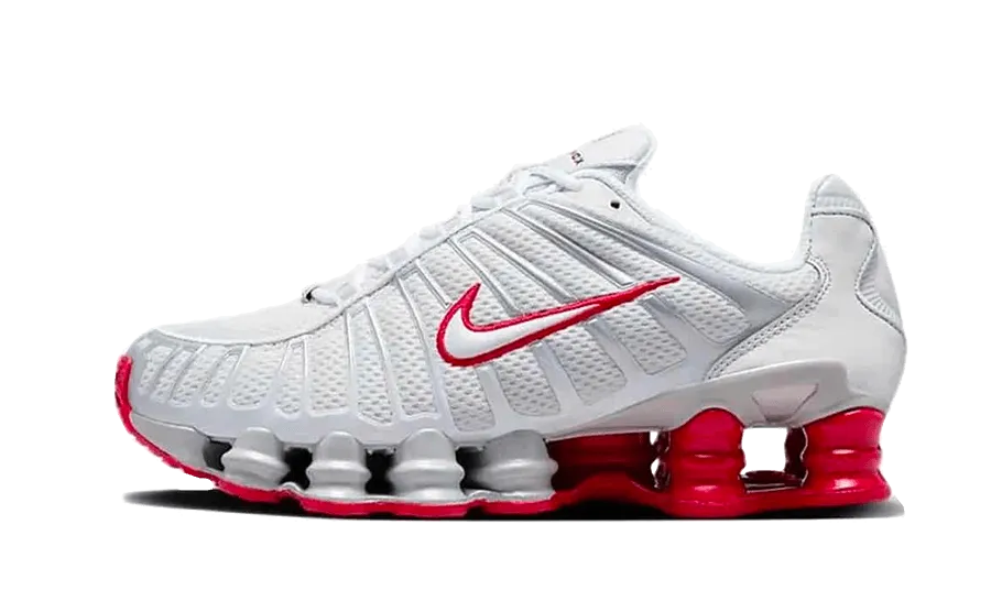 Anti Slip Traction Adjustable Midfoot Strap Nike Shox TL Platinum Tint Gym Red