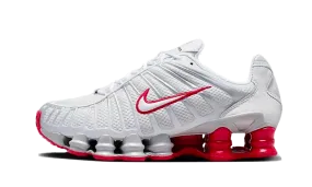 Nike Shox TL Platinum Tint Gym Red Activity Wear Contoured Footbed Design