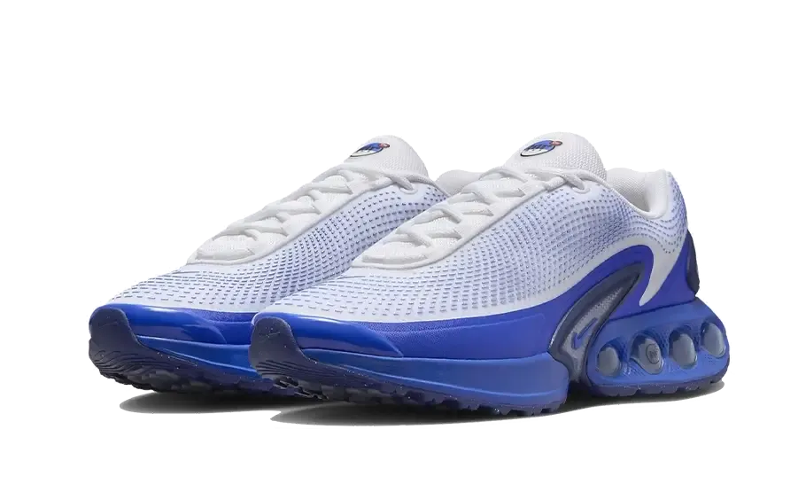 Air Max DN Platinum Royal Blue running shoes for competitive male runners cross - training footwear