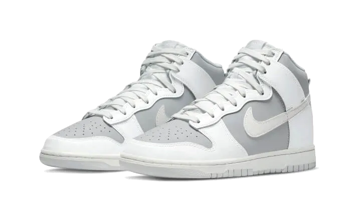 Nike Dunk High Retro Grey White Slim Build Unique cushioning