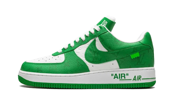 Nike Air Force 1 Low Louis Vuitton White Green Mid Top