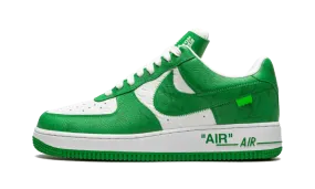 Nike Air Force 1 Low Louis Vuitton White Green Mid Top