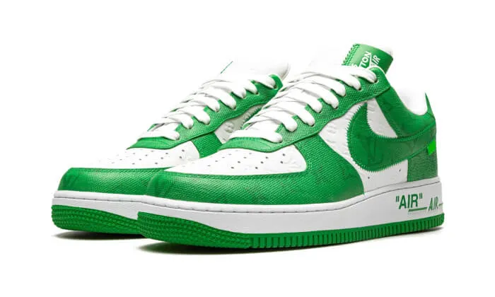 Nike Air Force 1 Low Louis Vuitton White Green Ventilation system Street Chic