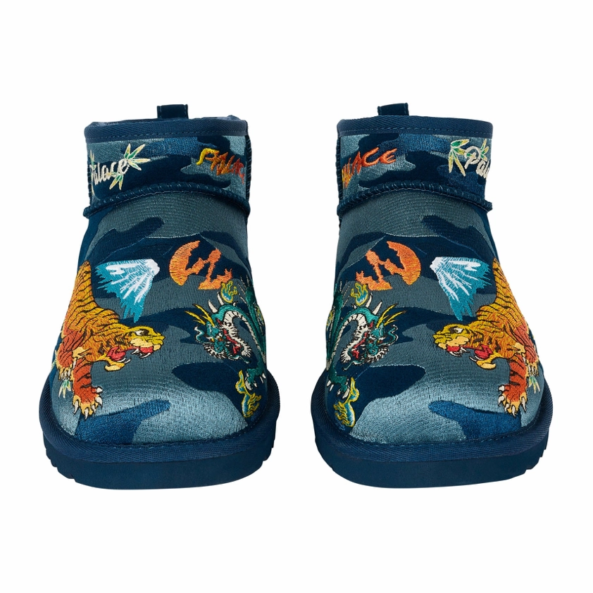 UGG Classic Ultra Mini Boot Palace Navy Camo Casual grip Color Play