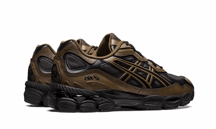 running with water bottle shoes multi - density midsole Gel-NYC Dark Sepia