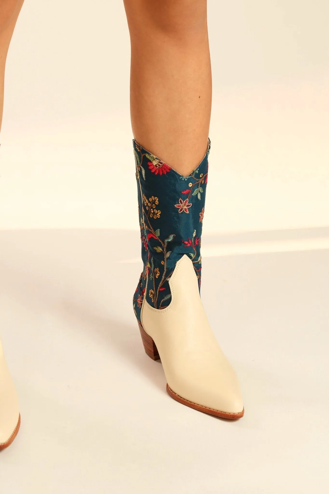 TURQUOISE WESTERN BOOTS BERNADETA