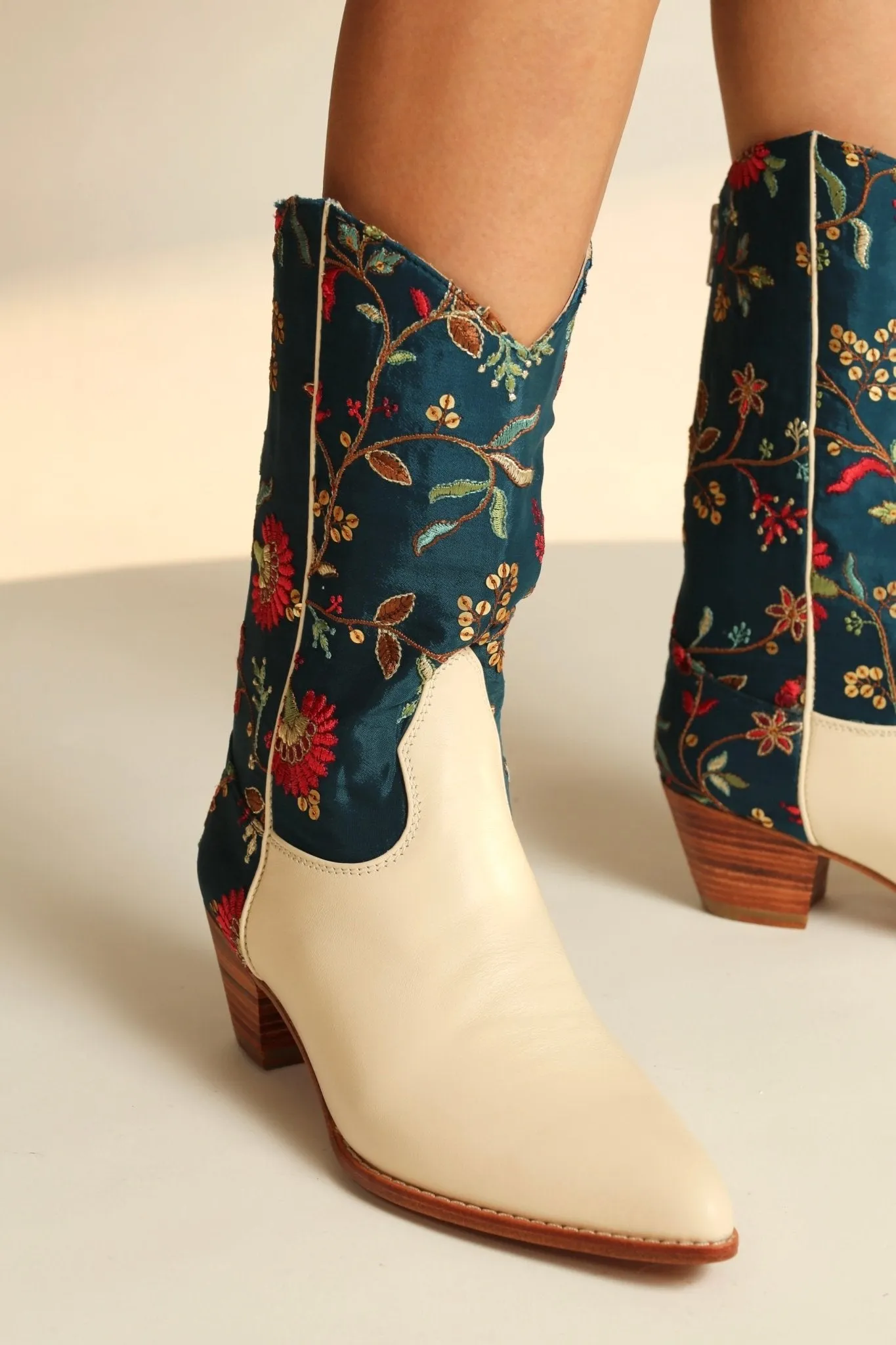 TURQUOISE WESTERN BOOTS BERNADETA