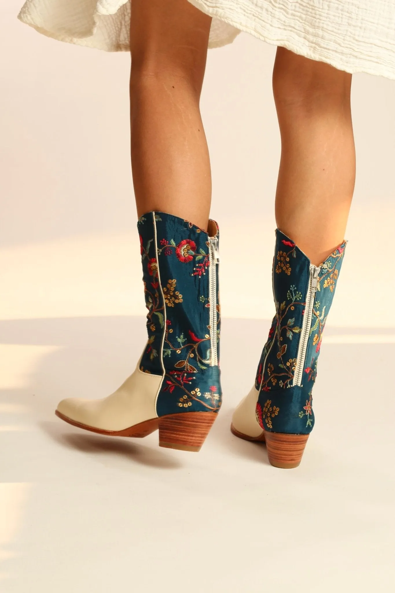 TURQUOISE WESTERN BOOTS BERNADETA