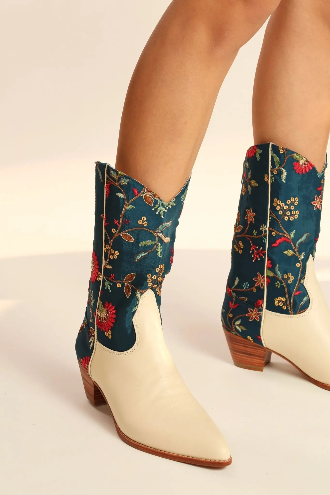TURQUOISE WESTERN BOOTS BERNADETA