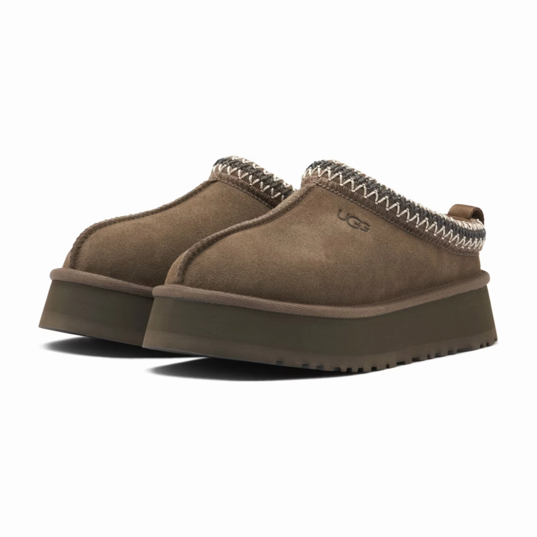 UGG Tazz Slipper Hickory (Women's) Walk Around Logo Sole