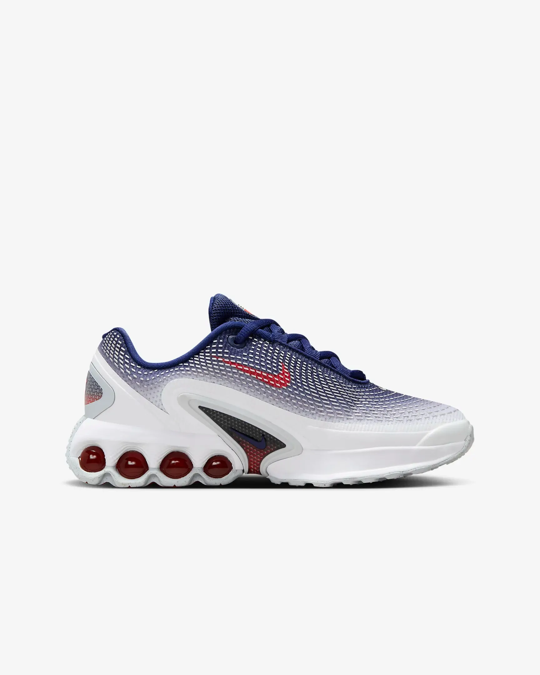 Nike Air Max Dn Black Void/Sport Red Tread Grip Hyper Compression Midsole