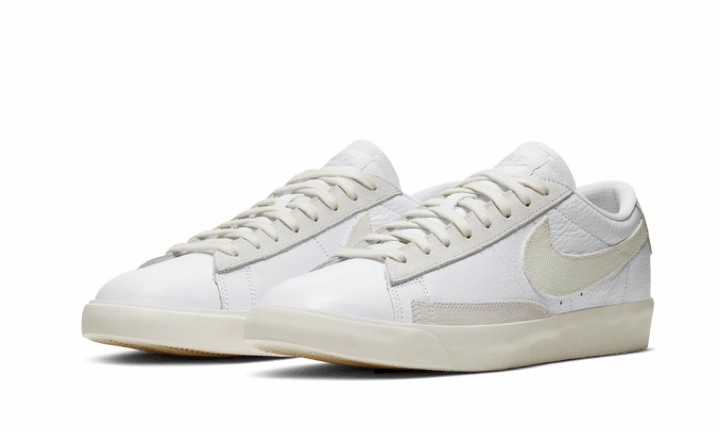 Minimal Edge Nike Blazer Low Leather Platinum Tint
