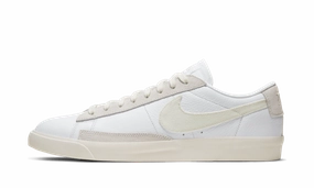 Durable Upper Material Compression Molded Soles Nike Blazer Low Leather Platinum Tint