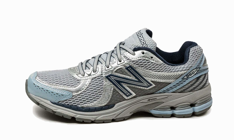 Sturdy Build New Balance 860 V2 Grey Blue