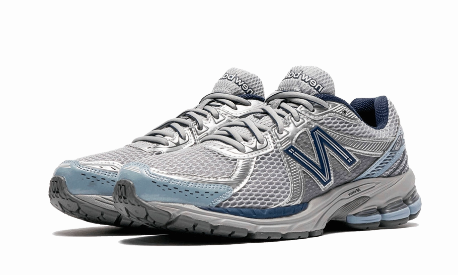 Stretch Fabric New Balance 860 V2 Grey Blue