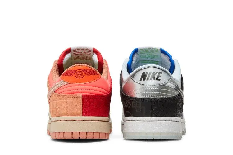 Nike Dunk Low SP What The CLOT Heel Lockdown System