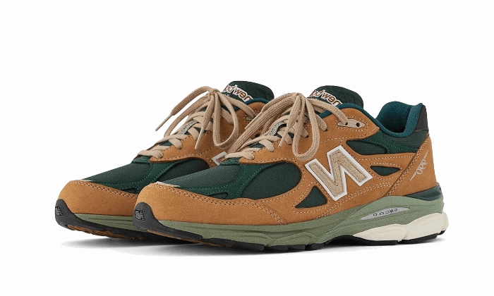 990 V3 Made In USA Brown Olive Chic Flair