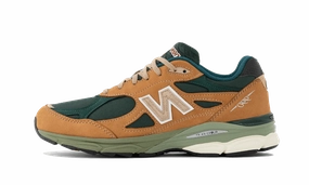 Mesh Panel Cross Walk 990 V3 Made In USA Brown Olive