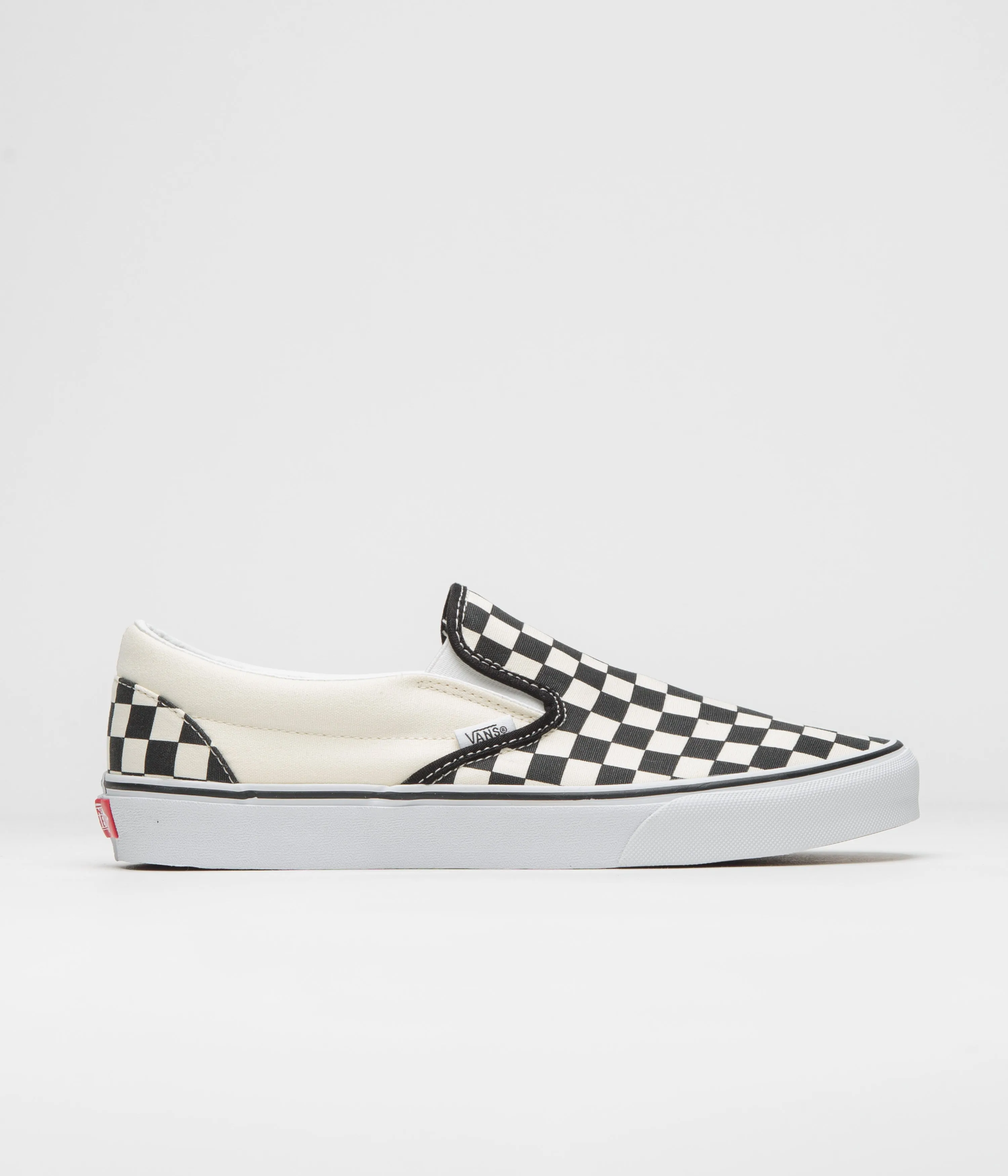 Vans Classic Slip-On Shoes - Black / White Checkerboard