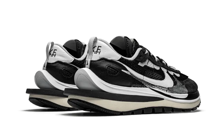 Vaporwaffle Sacai Black White Durable Rubber Outsole heavy - weight design shoes