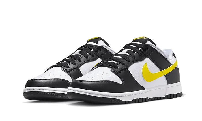 Nike Dunk Low Black Yellow White Chic Wear