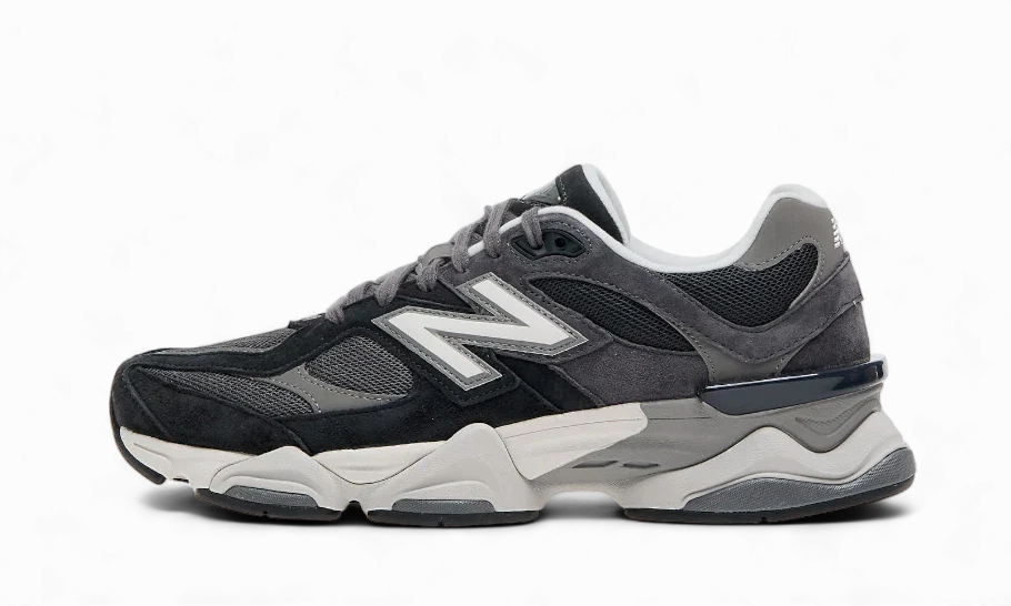 New Balance 9060 Black Phantom Magnet Silver Metallic Speed Runner