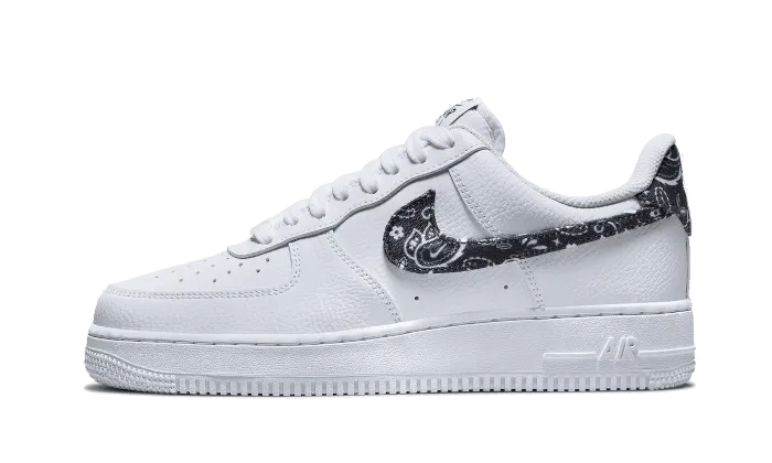 hand - washable shoes beginner shoes Air Force 1 Low '07 Essential White Black Paisley