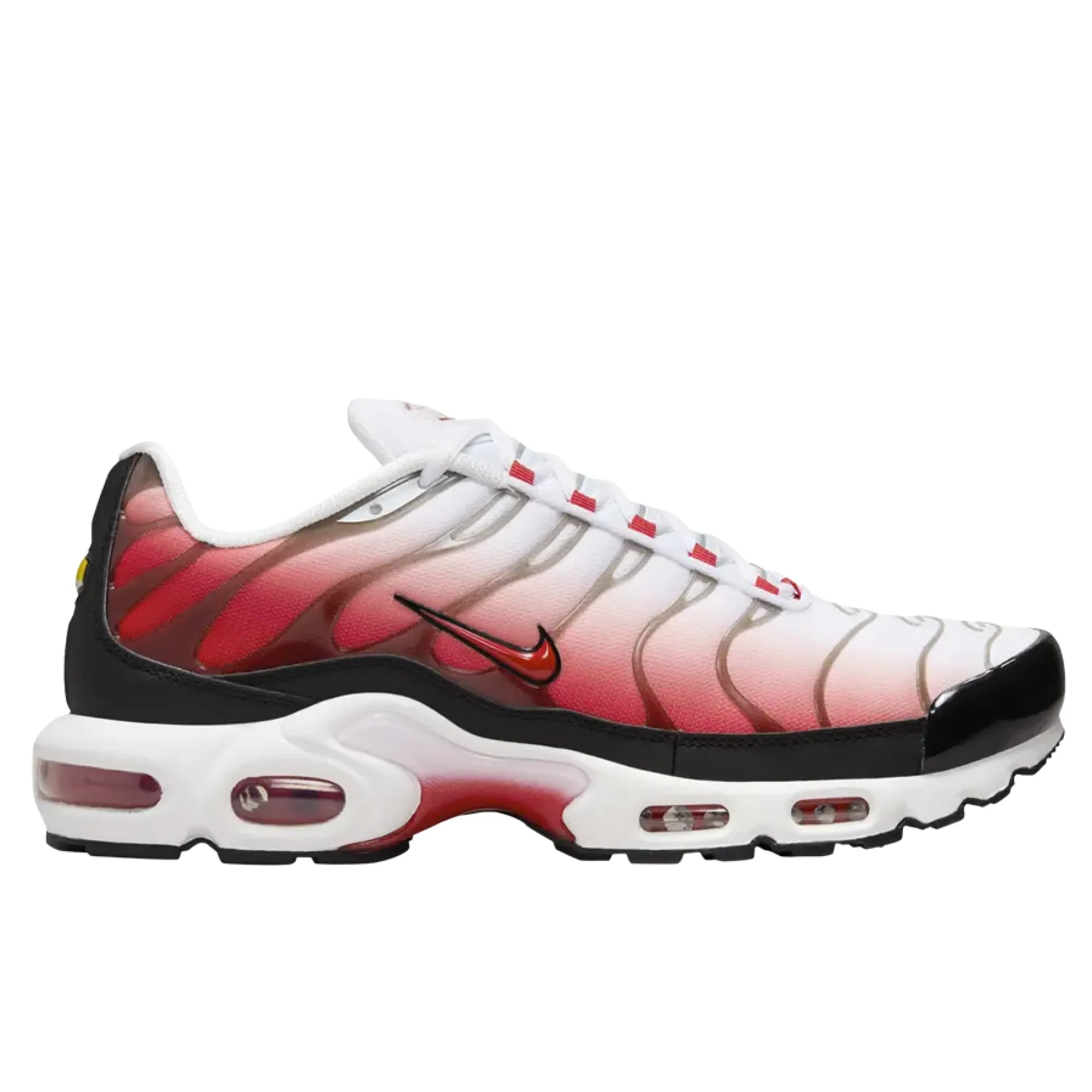 Nike Air Max Plus White Black University Red Antibacterial
