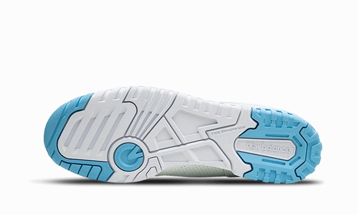 New Balance 550 UNC White Dusk Blue windproof