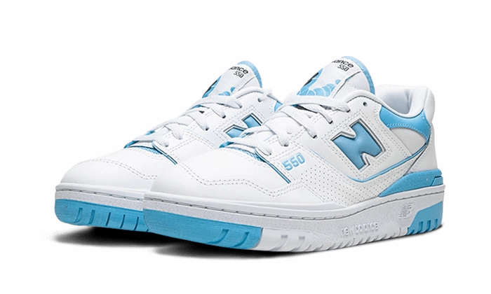 Iconic Ease New Balance 550 UNC White Dusk Blue
