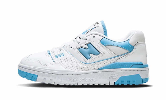 New Balance 550 UNC White Dusk Blue Carbon Fiber